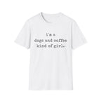 Dogs Coffee Girl T-Shirt