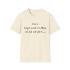 Dogs Coffee Girl T-Shirt