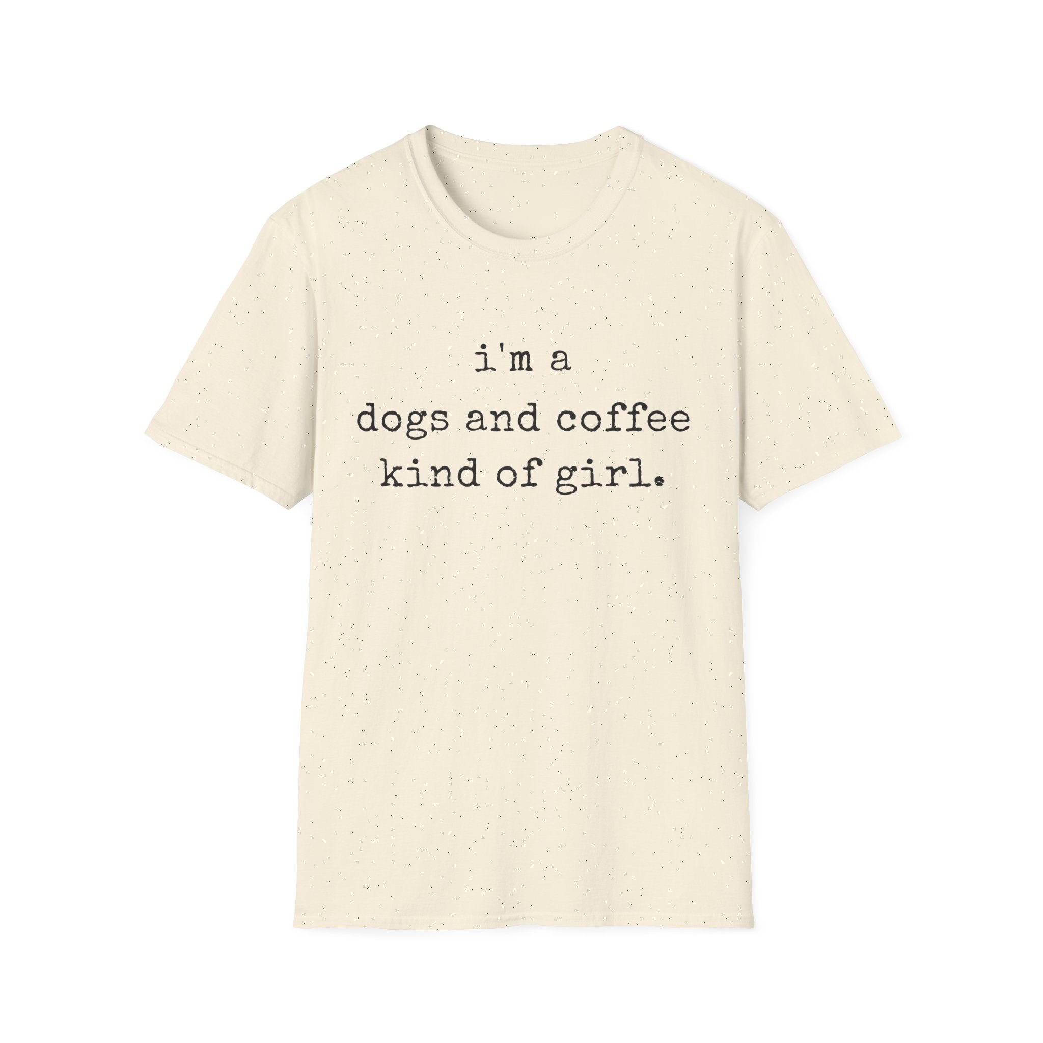 Dogs Coffee Girl T-Shirt
