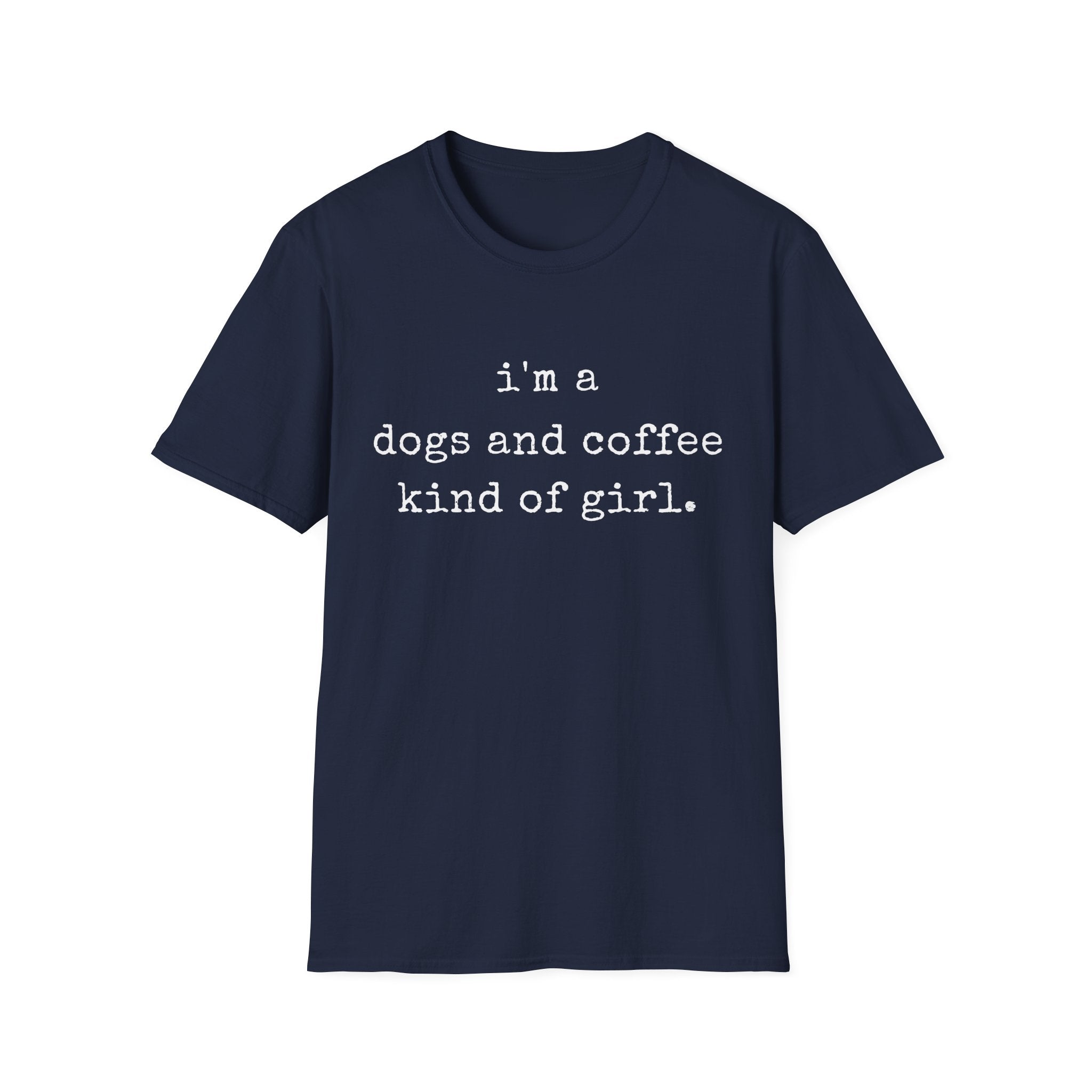 Dogs Coffee Girl T-Shirt