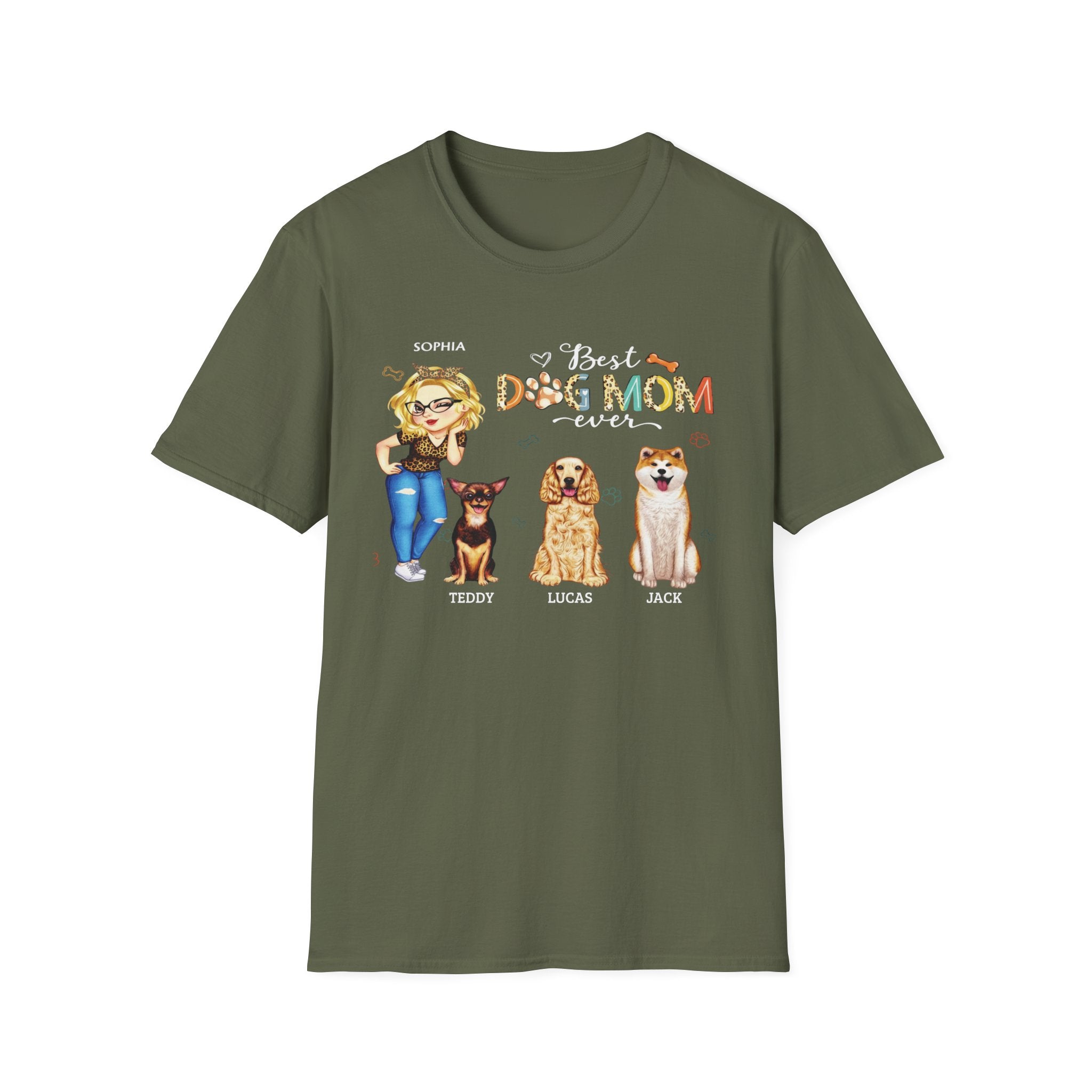 Best Dog Mom T-Shirt