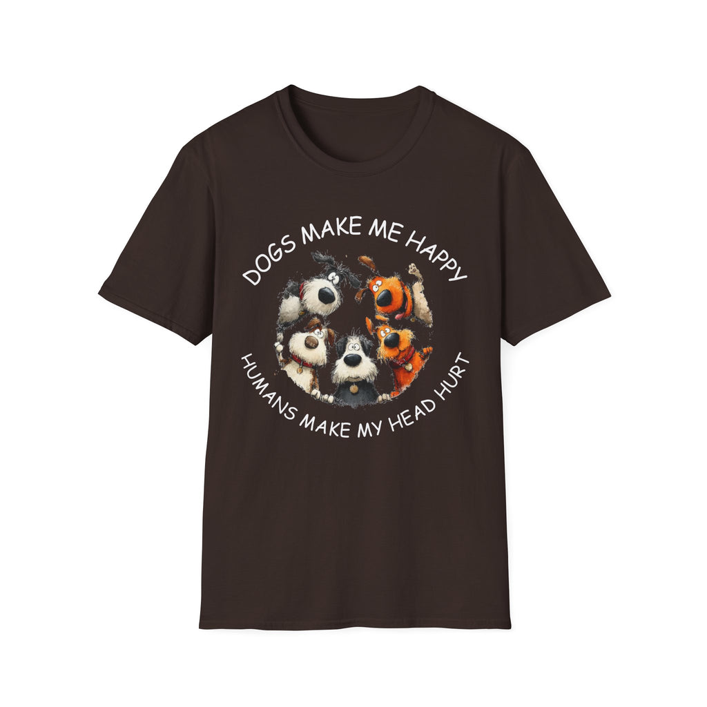 Dogs Happy T-Shirt
