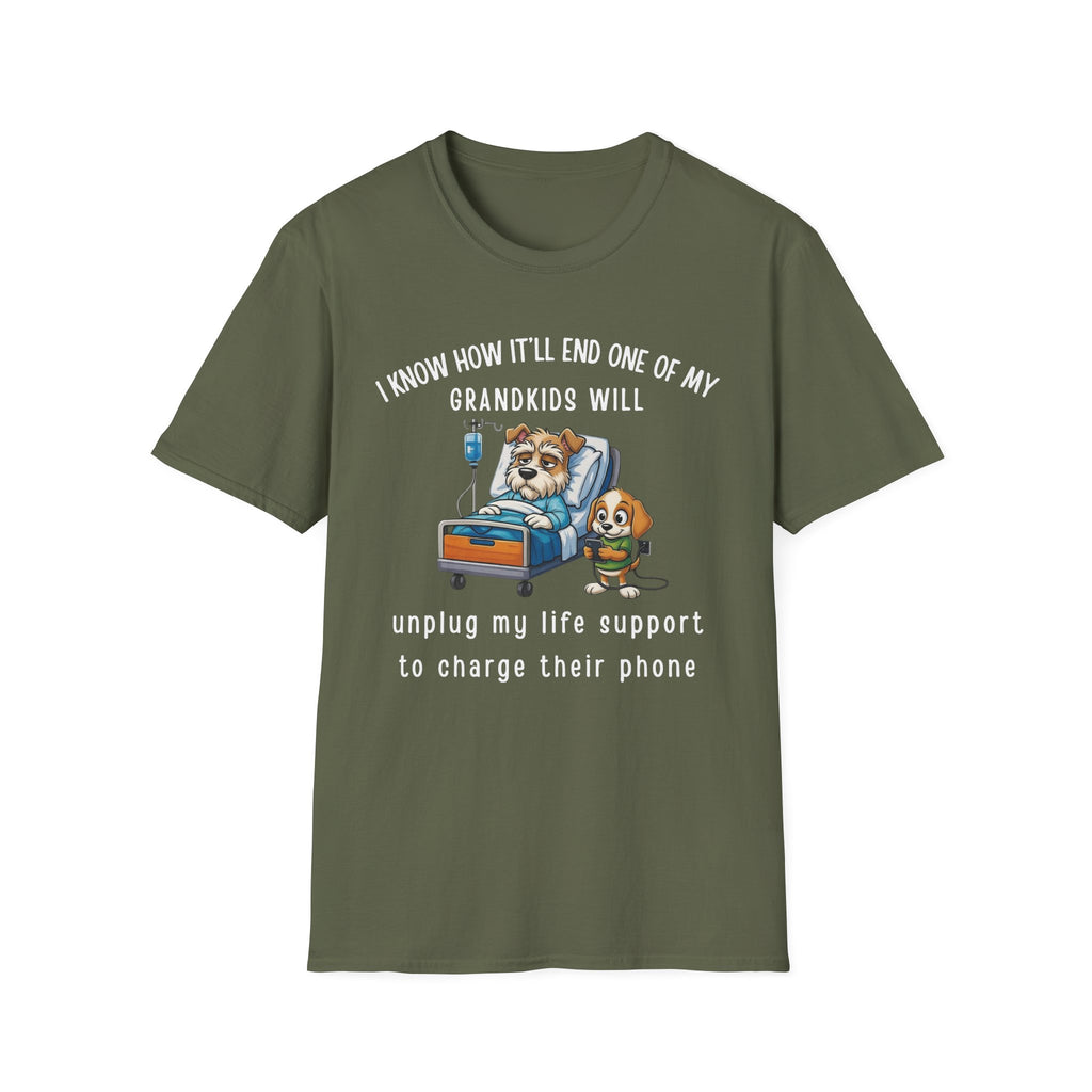 Grandkids Phone T-Shirt