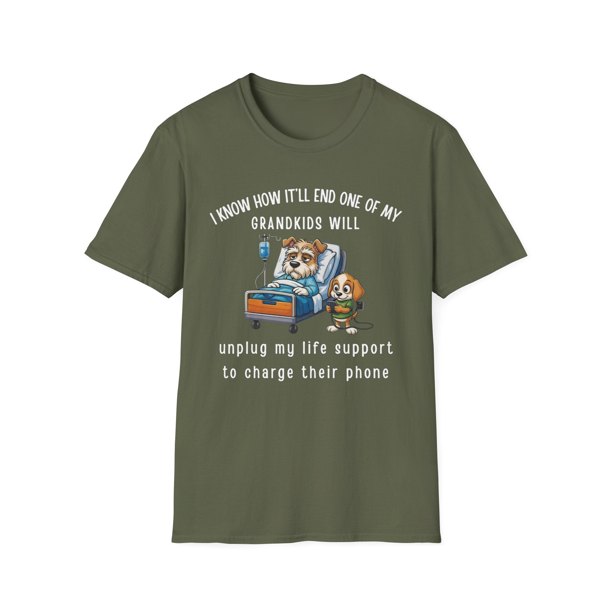 Grandkids Phone T-Shirt