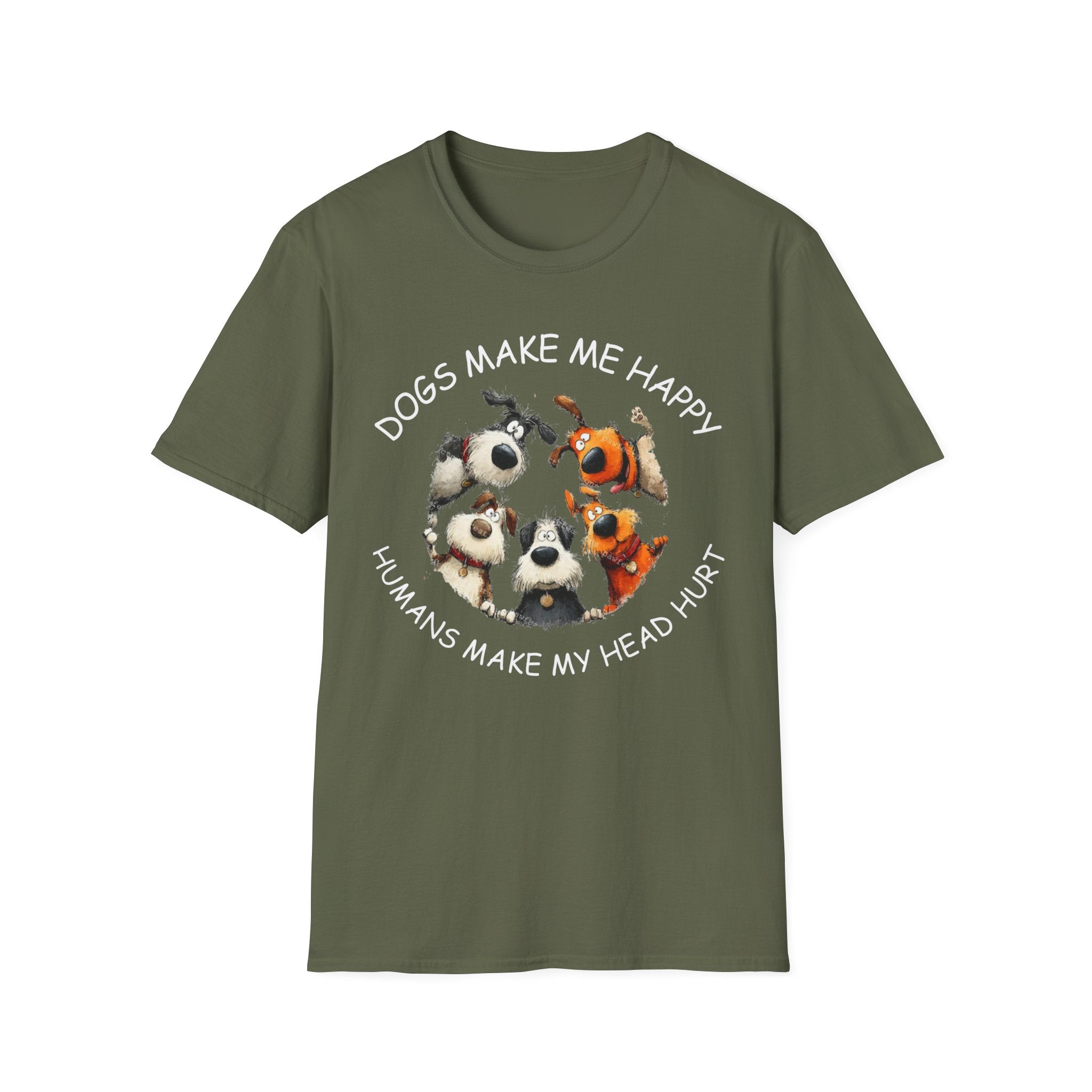 Dogs Happy T-Shirt